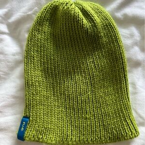 Turtle Fur Lime Green Beanie